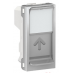 (NU946054) Центральная плата RJ45 Keystone/Systimax.1 модуль. UNICA NEW графит. Schneider Electric