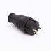 Вилка каучукова пряма 405 2Р РE IP44 LEE 703350