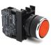 (B100DK) Кнопка нажимная круглая (1НО) красная. IP-50. серии В. EMAS
