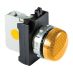 (CM080XS) Сигнальная арматура со светодиодом 12-30 В AC/DC (желтая) - металл IP65. серии CМ. EMAS