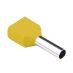 Втулковий наконечник трубчастий з ізоляцією для 2х проводів TE TAKEL 500720 6мм