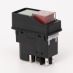 (503912) Пусковая электромагнитная кнопка ESSB-22BC 5pin. черная рамка. TAKEL