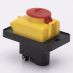 (503918) Пусковая электромагнитная кнопка ESSB-31YC 4pin на панели. желтая рамка. TAKEL