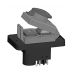 (503919) Пусковая электромагнитная кнопка ESSB-32YC 5pin на панели. желтая рамка. TAKEL