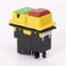 (503949) Пусковая электромагнитная кнопка ESSB-101YC 4pin. желтая рамка. TAKEL