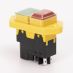 (503976) Пусковая электромагнитная кнопка ESSB-141YC 4pin. желтая рамка. TAKEL