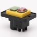 (503982) Пусковая электромагнитная кнопка ESSB-161YC 6pin на панели. желтая рамка. TAKEL