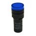 (505001с) Светодиодный индикатор AD16-16DS 24v АC/DC. голубой. TAKEL