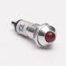 (505705к) Светодиодный индикатор металлический AD22B ∅ M8 220v AС. красный. TAKEL