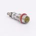 (505719ж) Светодиодный индикатор металлический AD22С ∅ M10 24v АC/DC. желтый. TAKEL