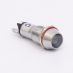 (505723б) Светодиодный индикатор металлический AD22С ∅ M10 220v АC. белый. TAKEL