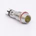 (505723ж) Светодиодный индикатор металлический AD22С ∅ M10 220v АC. желтый. TAKEL