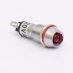 (505723к) Светодиодный индикатор металлический AD22С ∅ M10 220v АC. красный. TAKEL