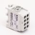 Клема розподільча TAKEL 508918 25 мм для електромонтажу на DIN рейці