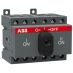 (1SCA104863R1001) Переключатель OT25F3C  I-0-II с общим выходом снизу.3-пол.. 25А/400В. ABB