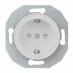 (WDE011103) Розетка с заземляющим контактом RENOVA белая. Schneider Electric