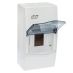 (BV4PT/RR) Распределительный щит Combi. 1x4 модуля 228x120x99. IP40. с шинами N и PE. прозрачная дверь. IDE