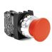(H102MK) Кнопка грибок Ø30 без фиксации (Ø40 грибок). красный. 1NO + 1NC. IP 50. серии H. EMAS