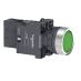 (XA2EW33B1) Не выступающая кнопка c подсветкой серии XA2. 24V AC/DC. СLED. 1NO. зеленая. Schneider Electric