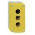 XALK03. Желтый корпус кнопочного поста на 3 элемента IP65. серия Harmony XALK. Schneider Electric