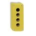 XALK04. Желтый корпус кнопочного поста на 4 элемента  IP65. серия Harmony XALK. Schneider Electric