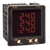(VAF39A-1-230V-CE) Цифровой мультиметр LCD. Вх.20мА÷6A/300В (L-N).519В AC (L-N); 1/3ф 240В AC. 96 х 96. SELEC