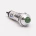 (505705з) Светодиодный индикатор металлический AD22B ∅ M8 220v AС. зеленый. TAKEL
