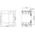 (LZDH40B3--) Контактор CUBICO High. 3Р. 18.5kW. 40A. 1НЗ+1HO. 230V AC. Schrack