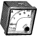(F72MMAXXXX42) Миллиамперметр 90°. вход 0-20mA. DC. Шкала 0...20mA. Frer