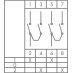 (PSA016KD234S) Кулачковый переключатель полюсов реверсивный 2P 16А "(1-0-2). EMAS