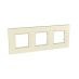 (MGU2.706.16) Рамка 3-х местная Unica Quadro Metallized камень. Schneider Electric