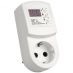 (ZUBR R116y) Реле напряжения в розетку ZUBR R116y. 1Ф 16А. 120-280V AC + термозащита. ZUBR